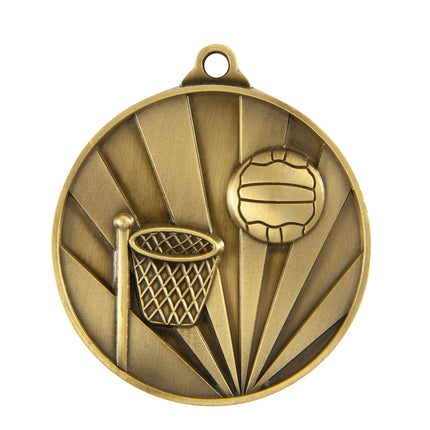 Sunrise Medal-Netball 70mm