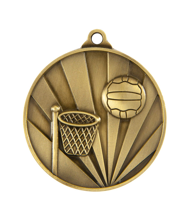 Sunrise Medal-Netball 70mm