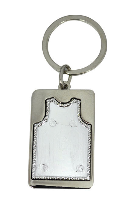 Team Shirt Keyring Silver