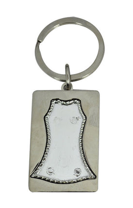 Team Shirt Keyring Silver