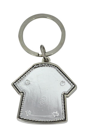 Team Shirt Keyring Silver