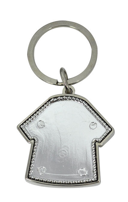 Team Shirt Keyring Silver