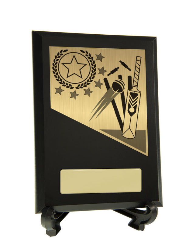 Cricket Theme on Plaque 155mm