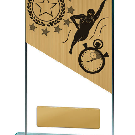 Swimming Theme on Glass 130mm