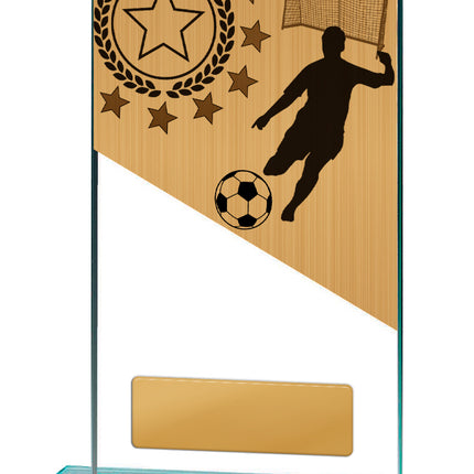 Football Theme on Glass 130mm
