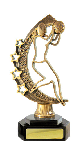 Netball Fig. on Base 185mm