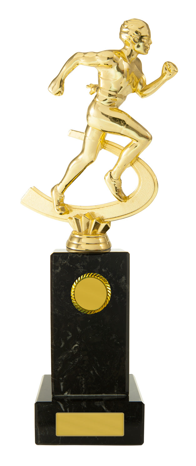 Athletics Male Figure on Column 220mm